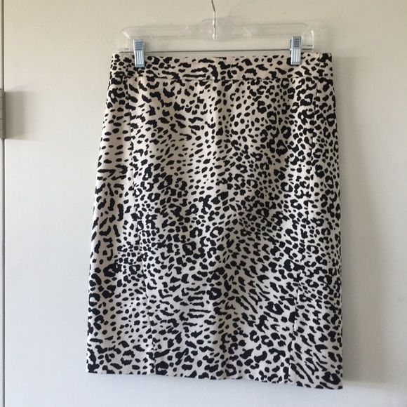 LOFT Dresses & Skirts - Loft animal print pencil skirt